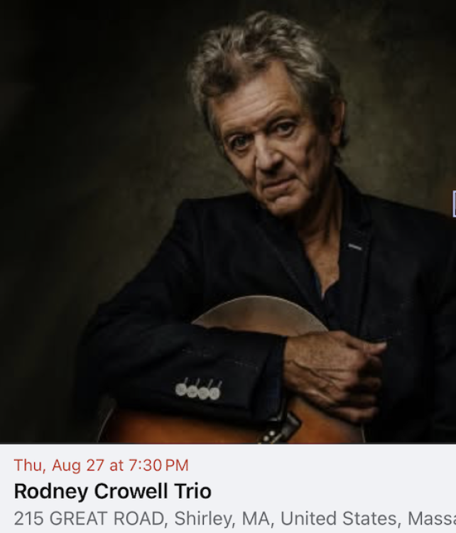 Rodney Crowell Trio